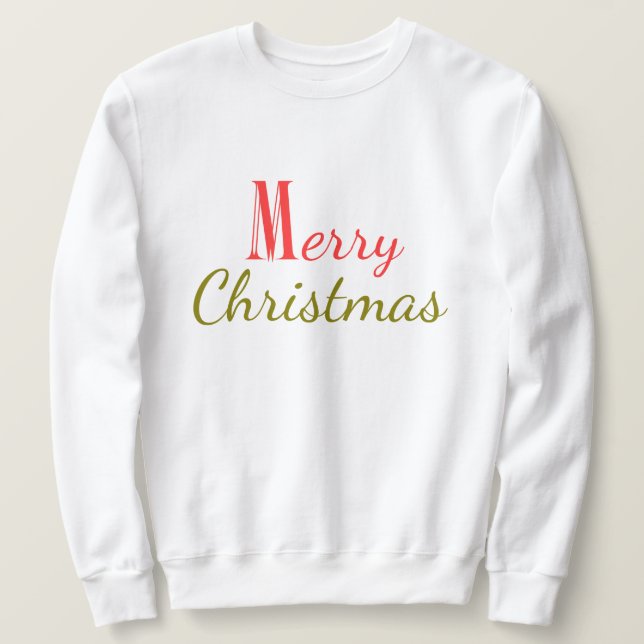 MM Weihnachtspullover Sweatshirt (Design vorne)
