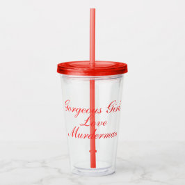 MM Women's Acrylic Tumbler Acryltrinkbecher