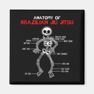 MMA Grappling-Geschenk Anatomie des BJJ Brazilian Magnet
