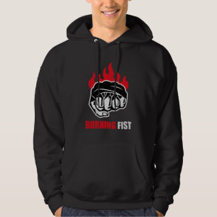 MMA-Kämpfer Brennende Faust Hoodie