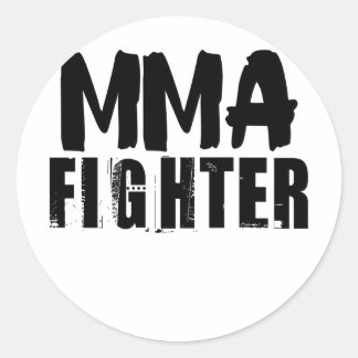 MMA-Kämpfer Runder Aufkleber
