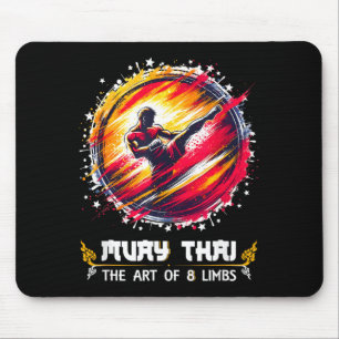 MMA Thai-Boxen Kickboxen Kunst der acht Gliedmaßen Mousepad