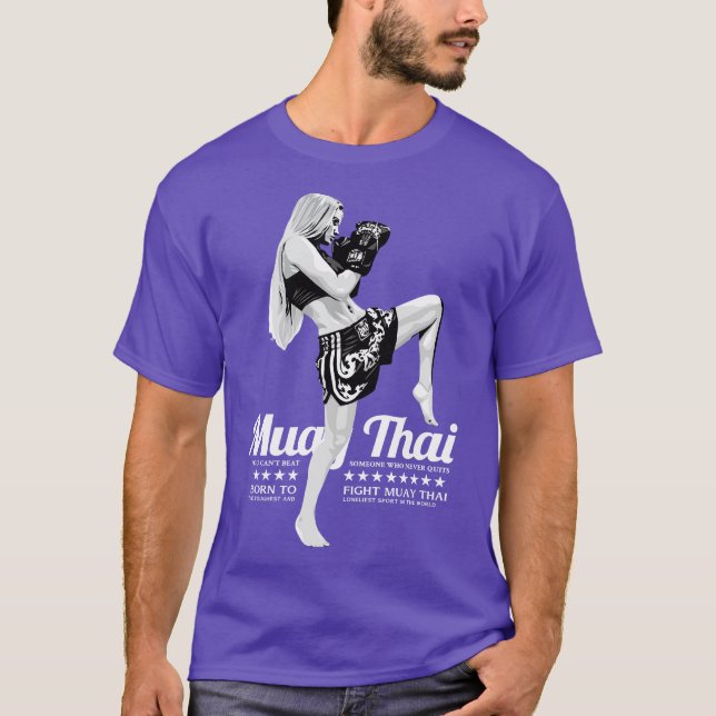 MMA Thai Boxing Girl T-Shirt (Vorderseite)