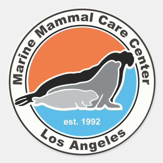 MMCC LA - Mega-Sticker Runder Aufkleber (Vorderseite)