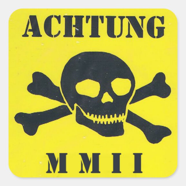 MMII MINEFIELD STICKER (Vorderseite)