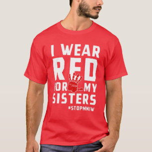 MMIW Rot für Vermisst ermordete indigene Frauen Aw T-Shirt