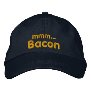MMM ... Bacon Love Bestickte Baseballkappe