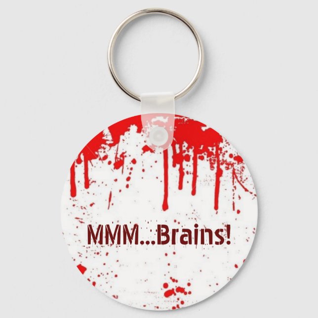 MMM... Brains Schlüsselanhänger (Vorderseite)