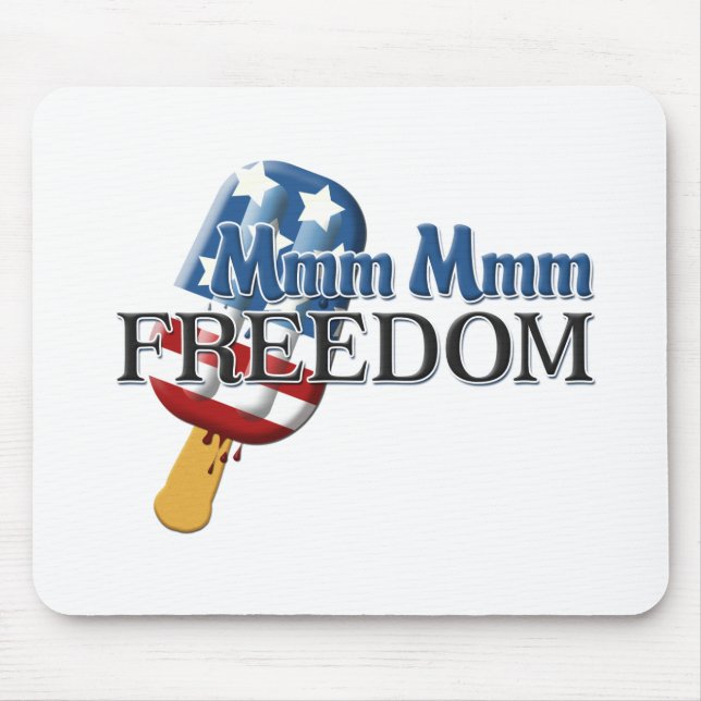 Mmm Freiheit Mmm Mousepad (Vorne)