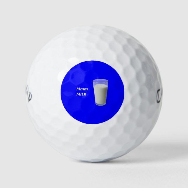 Mmm MILCH Golfball (Vorderseite)