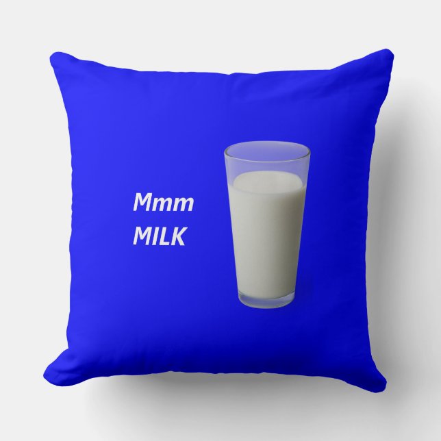 Mmm MILCH Kissen (Vorderseite)