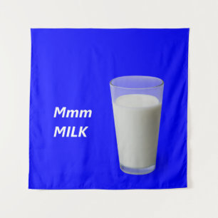 Mmm MILCH Wandteppich