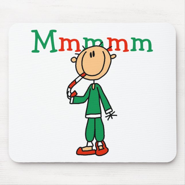 Mmmm Candy Canes Tshirts und Geschenke Mousepad (Vorne)
