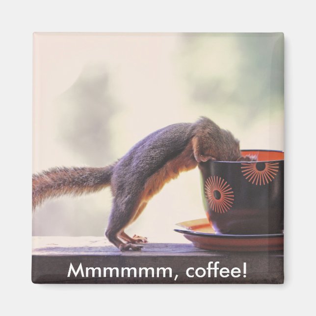 Mmmm, Kaffee! Magnet (Vorne)