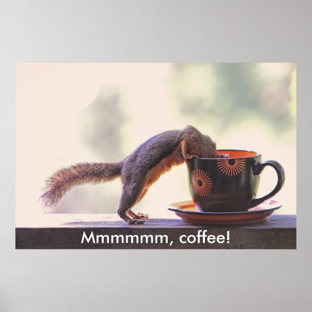 Mmmm, Kaffee! Poster (Vorne)