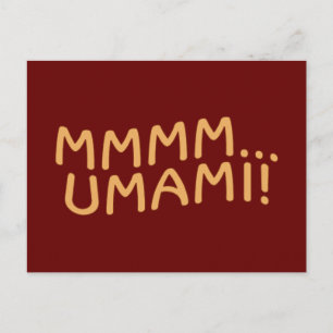 Mmmm Umami Postkarte