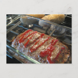 Mmmmm, Meatloaf! Rezept-Karte Postkarte
