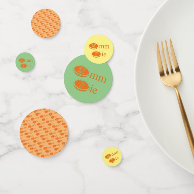 Mmmmm Pie (Erntedank) Konfetti (Gruppe)