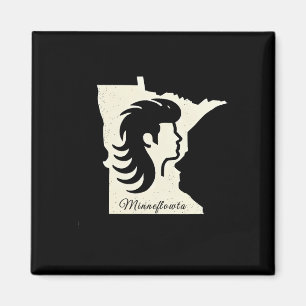 Mn Hat Trick Helden Herren Minnesota Hockey Haare  Magnet