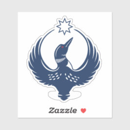 MN Loon Rising Aufkleber