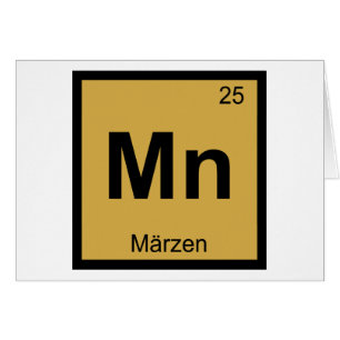 Mn - Marzen Bier Chemistry Periodisches Tabellensy