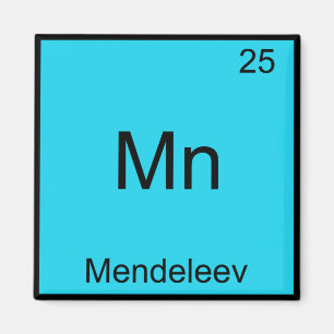 Mn - Mendeleev Funny Element Chemistry Symbol T-Sh Magnet
