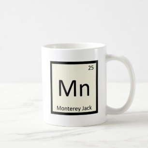 Mn - Monterey Jack Käse Chemie Periodische Tabelle Kaffeetasse