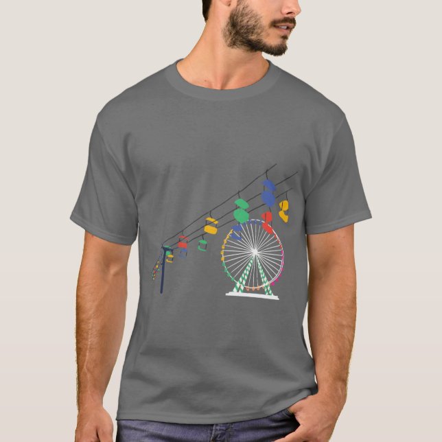 MN State Fair Riesenrad T-Shirt (Vorderseite)