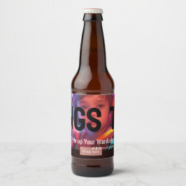 Mnat TV Channel Collection 1 Flasche Bierflaschenetikett