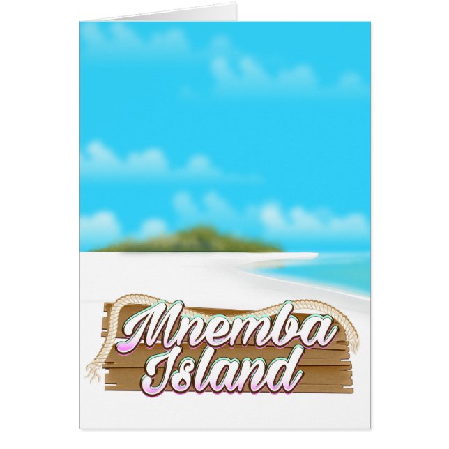 Mnemba Island Reiseplakat (Vorne)