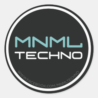 MNML Techno sticker