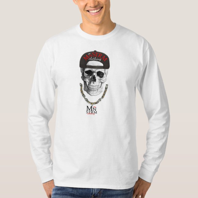 mnstrm Schädelkette T-Shirt (Vorderseite)
