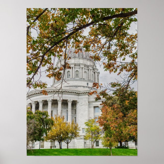 MO Hauptstadt Herbst Poster (Vorne)