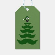Mo Mustache Weihnachtsbaum Beard Man Topper Green