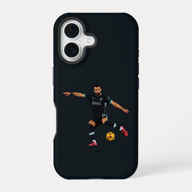 Mo Salah - Liverpool iPhone 16 Hülle (Rückseite)