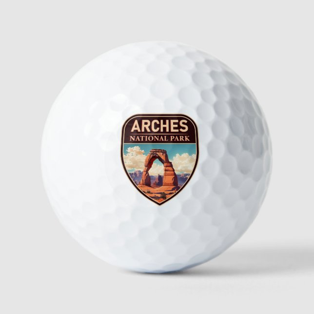 Moab Arches Nationalpark California Golfball (Vorderseite)