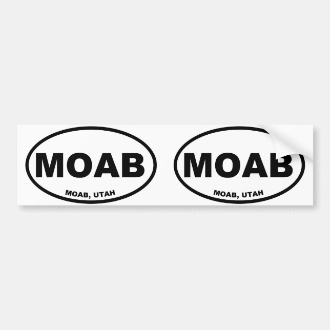 MOAB AUTOAUFKLEBER (Vorne)