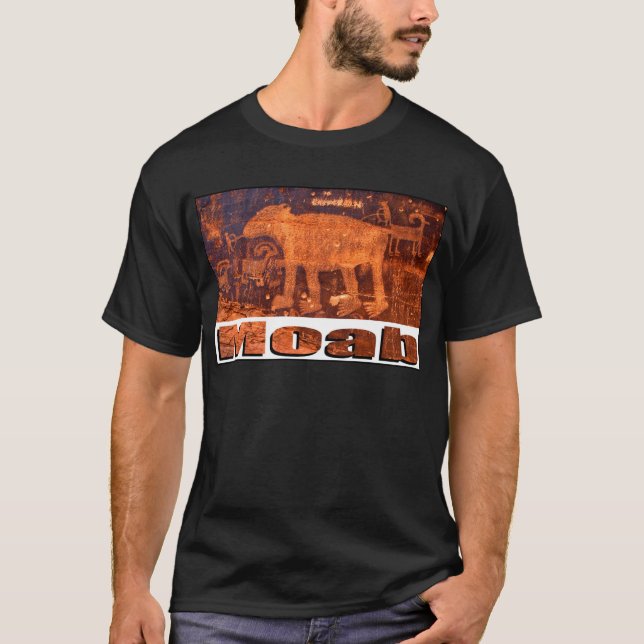 Moab-Bärn-Petroglyphe T-Shirt (Vorderseite)