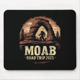Moab Bigfoot-Trip Vintage Utah Roadtrip Wandern Sa Mousepad