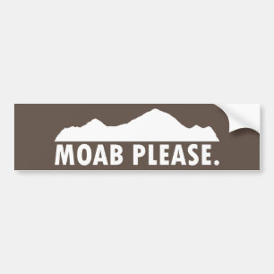 Moab bitte autoaufkleber