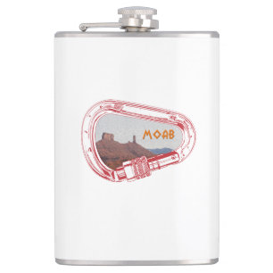 Moab Climbing Carabiner Flachmann