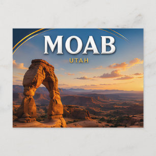 Moab Delikater Bogen Wüstenlandschaft Postkarte