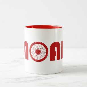 Moab (Fahrrad-Rad) Zweifarbige Tasse