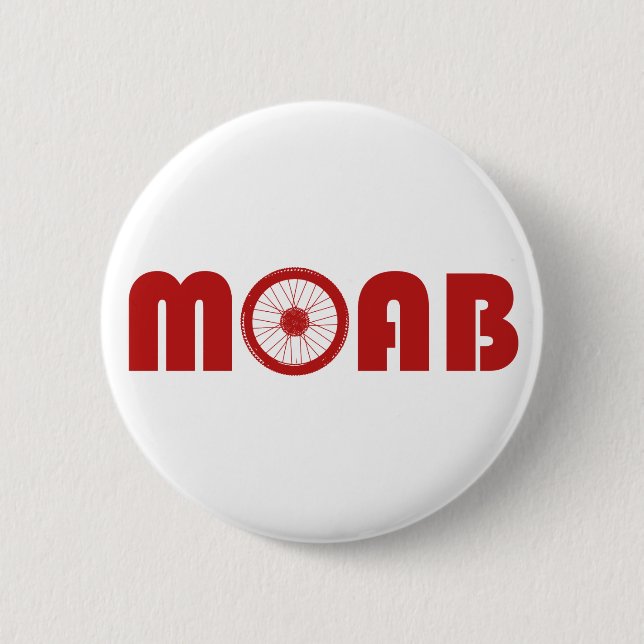 Moab (Fahrrad Wheel) Button (Vorderseite)