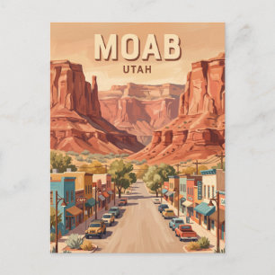 Moab Main Street Utah Postkarte