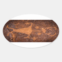 Moab Man Petroglyph Portrait - Utah