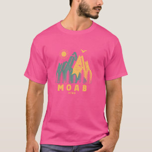Moab Mountains Utah Wandern Vintag T-Shirt