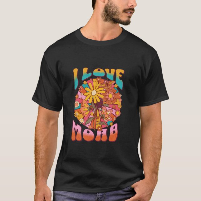 Moab Retro 60er Style Graphic Hippie Long Sleeve T T-Shirt (Vorderseite)