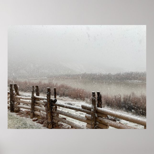 Moab Snow Poster (Vorne)