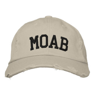 Moab-StickHat Bestickte Kappe